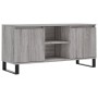 Mueble de TV madera de ingeniería gris Sonoma 104x35x50 cm de vidaXL, Muebles TV - Ref: Foro24-827026, Precio: 71,50 €, Descu...