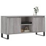 Sonoma gray engineered wood TV cabinet 104x35x50 cm by vidaXL, TV Furniture - Ref: Foro24-827026, Price: 71,50 €, Discount: %