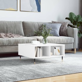 White engineered wood coffee table 60x60x30 cm by vidaXL, Coffee table - Ref: Foro24-827028, Price: 44,99 €, Discount: %