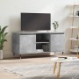 Concrete gray engineered wood TV cabinet 104x35x50 cm by vidaXL, TV Furniture - Ref: Foro24-827008, Price: 62,86 €, Discount: %