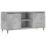 Concrete gray engineered wood TV cabinet 104x35x50 cm by vidaXL, TV Furniture - Ref: Foro24-827008, Price: 62,86 €, Discount: %