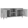 Concrete gray engineered wood TV cabinet 104x35x50 cm by vidaXL, TV Furniture - Ref: Foro24-827008, Price: 62,86 €, Discount: %