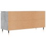 Mueble de TV madera de ingeniería gris hormigón 104x35x50 cm de vidaXL, Muebles TV - Ref: Foro24-827008, Precio: 62,86 €, Des...