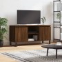 Oak brown engineered wood TV cabinet 104x35x50 cm by vidaXL, TV Furniture - Ref: Foro24-827027, Price: 76,65 €, Discount: %