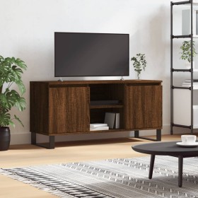 Mueble de TV madera de ingeniería marrón roble 104x35x50 cm de vidaXL, Muebles TV - Ref: Foro24-827027, Precio: 72,99 €, Desc...