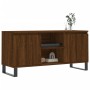 Oak brown engineered wood TV cabinet 104x35x50 cm by vidaXL, TV Furniture - Ref: Foro24-827027, Price: 76,65 €, Discount: %