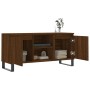 Oak brown engineered wood TV cabinet 104x35x50 cm by vidaXL, TV Furniture - Ref: Foro24-827027, Price: 76,65 €, Discount: %