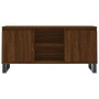 Oak brown engineered wood TV cabinet 104x35x50 cm by vidaXL, TV Furniture - Ref: Foro24-827027, Price: 76,65 €, Discount: %