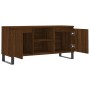 Oak brown engineered wood TV cabinet 104x35x50 cm by vidaXL, TV Furniture - Ref: Foro24-827027, Price: 76,65 €, Discount: %