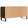 Oak brown engineered wood TV cabinet 104x35x50 cm by vidaXL, TV Furniture - Ref: Foro24-827027, Price: 76,65 €, Discount: %