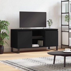 Mueble de TV madera de ingeniería negro 104x35x50 cm de vidaXL, Muebles TV - Ref: Foro24-827021, Precio: 70,99 €, Descuento: %