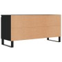 Black engineered wood TV cabinet 104x35x50 cm by vidaXL, TV Furniture - Ref: Foro24-827021, Price: 70,87 €, Discount: %