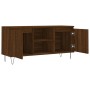 Mueble de TV madera de ingeniería marrón roble 104x35x50 cm de vidaXL, Muebles TV - Ref: Foro24-827019, Precio: 65,44 €, Desc...