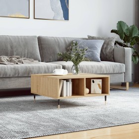 Sonoma oak engineered wood coffee table 60x60x30 cm by vidaXL, Coffee table - Ref: Foro24-827031, Price: 42,99 €, Discount: %