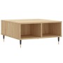 Mesa de centro madera de ingeniería roble Sonoma 60x60x30 cm de vidaXL, Mesas de centro - Ref: Foro24-827031, Precio: 42,39 €...