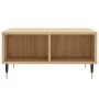 Mesa de centro madera de ingeniería roble Sonoma 60x60x30 cm de vidaXL, Mesas de centro - Ref: Foro24-827031, Precio: 42,39 €...