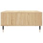 Mesa de centro madera de ingeniería roble Sonoma 60x60x30 cm de vidaXL, Mesas de centro - Ref: Foro24-827031, Precio: 42,39 €...