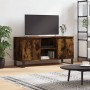 Smoked oak engineered wood TV cabinet 104x35x50 cm by vidaXL, TV Furniture - Ref: Foro24-827025, Price: 72,77 €, Discount: %