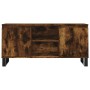 Smoked oak engineered wood TV cabinet 104x35x50 cm by vidaXL, TV Furniture - Ref: Foro24-827025, Price: 72,77 €, Discount: %