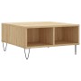 Sonoma oak engineered wood coffee table 60x60x30 cm by vidaXL, Coffee table - Ref: Foro24-827039, Price: 41,99 €, Discount: %