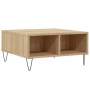 Mesa de centro madera de ingeniería roble Sonoma 60x60x30 cm de vidaXL, Mesas de centro - Ref: Foro24-827039, Precio: 41,73 €...