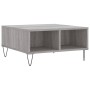 Mesa de centro madera de ingeniería gris Sonoma 60x60x30 cm de vidaXL, Mesas de centro - Ref: Foro24-827042, Precio: 42,99 €,...