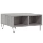 Mesa de centro madera de ingeniería gris Sonoma 60x60x30 cm de vidaXL, Mesas de centro - Ref: Foro24-827042, Precio: 42,99 €,...