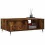 Smoked oak engineered wood coffee table 90x60x35 cm by vidaXL, Coffee table - Ref: Foro24-827057, Price: 71,64 €, Discount: %