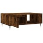 Smoked oak engineered wood coffee table 90x60x35 cm by vidaXL, Coffee table - Ref: Foro24-827057, Price: 71,64 €, Discount: %