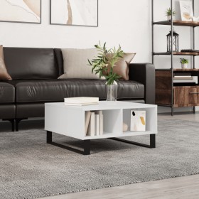 Glossy white engineered wood coffee table 60x60x30 cm by vidaXL, Coffee table - Ref: Foro24-827046, Price: 56,99 €, Discount: %