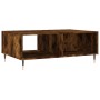 Smoked oak engineered wood coffee table 90x60x35 cm by vidaXL, Coffee table - Ref: Foro24-827057, Price: 71,64 €, Discount: %