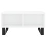 Glossy white engineered wood coffee table 60x60x30 cm by vidaXL, Coffee table - Ref: Foro24-827046, Price: 56,99 €, Discount: %