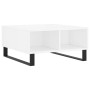 Glossy white engineered wood coffee table 60x60x30 cm by vidaXL, Coffee table - Ref: Foro24-827046, Price: 56,99 €, Discount: %