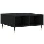 Black engineered wood coffee table 60x60x30 cm by vidaXL, Coffee table - Ref: Foro24-827029, Price: 46,50 €, Discount: %