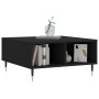 Black engineered wood coffee table 60x60x30 cm by vidaXL, Coffee table - Ref: Foro24-827029, Price: 46,50 €, Discount: %