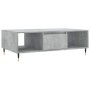 Mesa de centro madera de ingeniería gris hormigón 104x60x35 cm de vidaXL, Mesas de centro - Ref: Foro24-827080, Precio: 67,17...