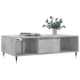 Mesa de centro madera de ingeniería gris hormigón 104x60x35 cm de vidaXL, Mesas de centro - Ref: Foro24-827080, Precio: 67,17...