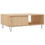 Mesa de centro madera de ingeniería roble Sonoma 90x60x35 cm de vidaXL, Mesas de centro - Ref: Foro24-827063, Precio: 60,33 €...