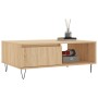 Mesa de centro madera de ingeniería roble Sonoma 90x60x35 cm de vidaXL, Mesas de centro - Ref: Foro24-827063, Precio: 60,33 €...