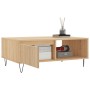 Sonoma oak engineered wood coffee table 90x60x35 cm by vidaXL, Coffee table - Ref: Foro24-827063, Price: 60,46 €, Discount: %