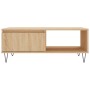 Mesa de centro madera de ingeniería roble Sonoma 90x60x35 cm de vidaXL, Mesas de centro - Ref: Foro24-827063, Precio: 60,33 €...