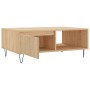 Mesa de centro madera de ingeniería roble Sonoma 90x60x35 cm de vidaXL, Mesas de centro - Ref: Foro24-827063, Precio: 60,33 €...