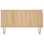 Mesa de centro madera de ingeniería roble Sonoma 90x60x35 cm de vidaXL, Mesas de centro - Ref: Foro24-827063, Precio: 60,33 €...