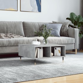 Engineered wood gray concrete coffee table 60x60x30 cm by vidaXL, Coffee table - Ref: Foro24-827032, Price: 45,21 €, Discount: %