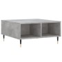 Engineered wood gray concrete coffee table 60x60x30 cm by vidaXL, Coffee table - Ref: Foro24-827032, Price: 45,23 €, Discount: %