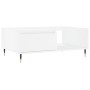 White engineered wood coffee table 90x60x35 cm by vidaXL, Coffee table - Ref: Foro24-827052, Price: 61,98 €, Discount: %