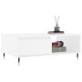 White engineered wood coffee table 90x60x35 cm by vidaXL, Coffee table - Ref: Foro24-827052, Price: 61,98 €, Discount: %