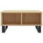 Mesa de centro madera de ingeniería roble Sonoma 60x60x30 cm de vidaXL, Mesas de centro - Ref: Foro24-827047, Precio: 38,01 €...