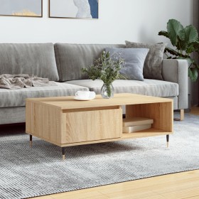 Sonoma oak engineered wood coffee table 90x60x35 cm by vidaXL, Coffee table - Ref: Foro24-827055, Price: 61,53 €, Discount: %