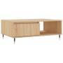 Mesa de centro madera de ingeniería roble Sonoma 90x60x35 cm de vidaXL, Mesas de centro - Ref: Foro24-827055, Precio: 61,40 €...